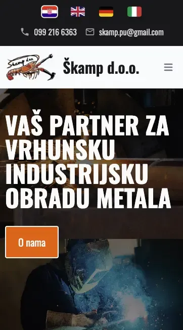 Škamp d.o.o. project preview