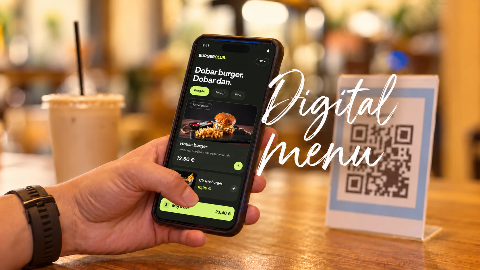 Digital menu